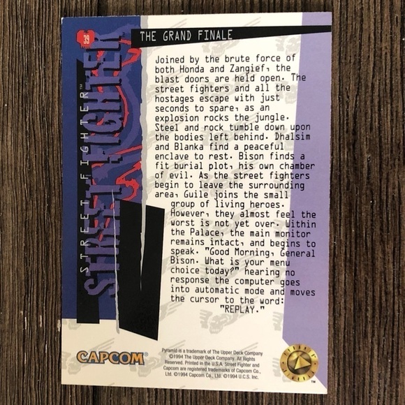 Street Fighter Trading Card: World Domination #39 - Picture 2 of 2